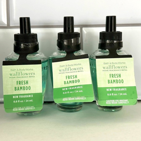 Bath & Body Works Other - 9 B&BW Fresh Bamboo Wallflower Refills
